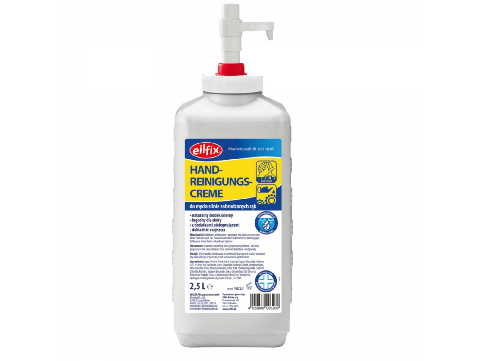 Eilfix KREM BHP 2,5l z POMPKĄ
